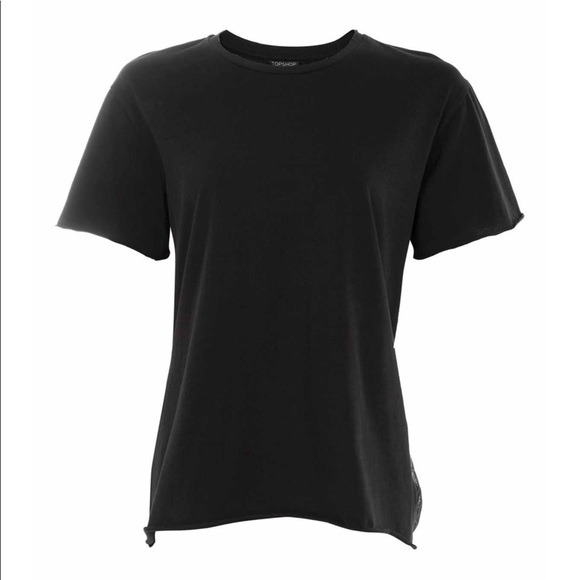 TOPSHOP Tulle Back Tee - Picture 4 of 7